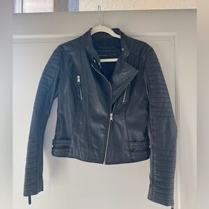 Black Genuine Leather Jacket | Andrew Marc